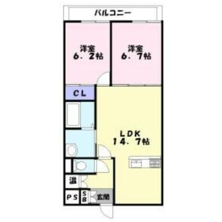 La Maison Claireの物件間取画像